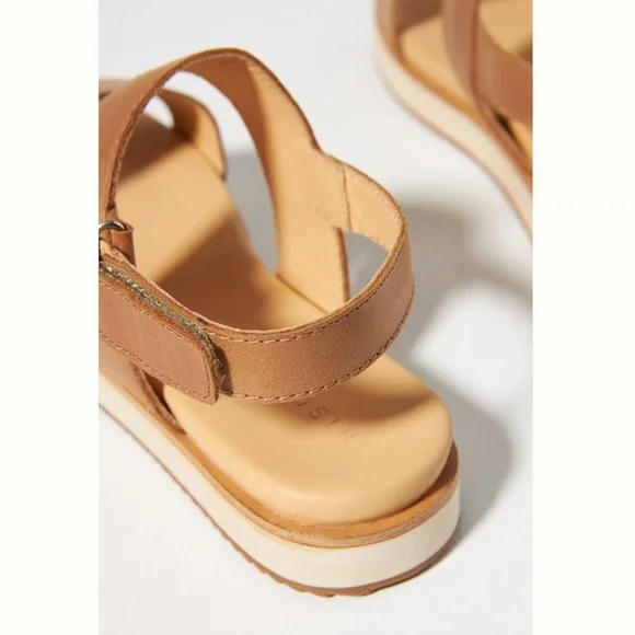 Anthropologie Nisolo Genuine Leather Go-To Platform Sandals - Picture 4 of 5